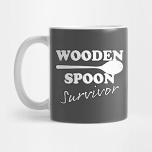 Wooden Spoon Survivor - offensive funny Mug